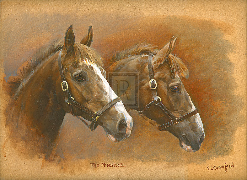 "The Minstrel" horse racing artwork
