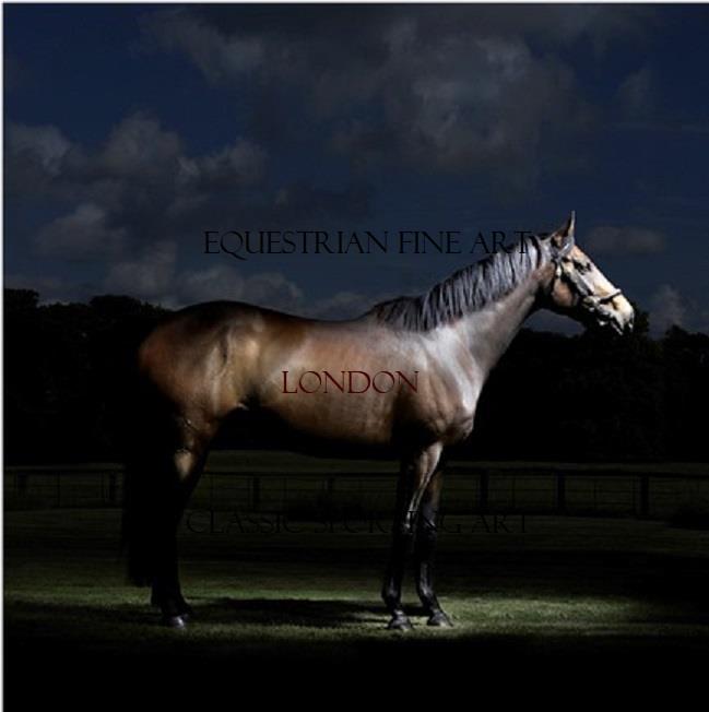 "A Different Light" horse racing artwork