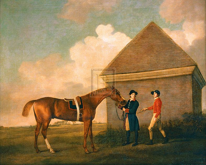 "Eclipse - A Dark Chesnut" horse racing artwork