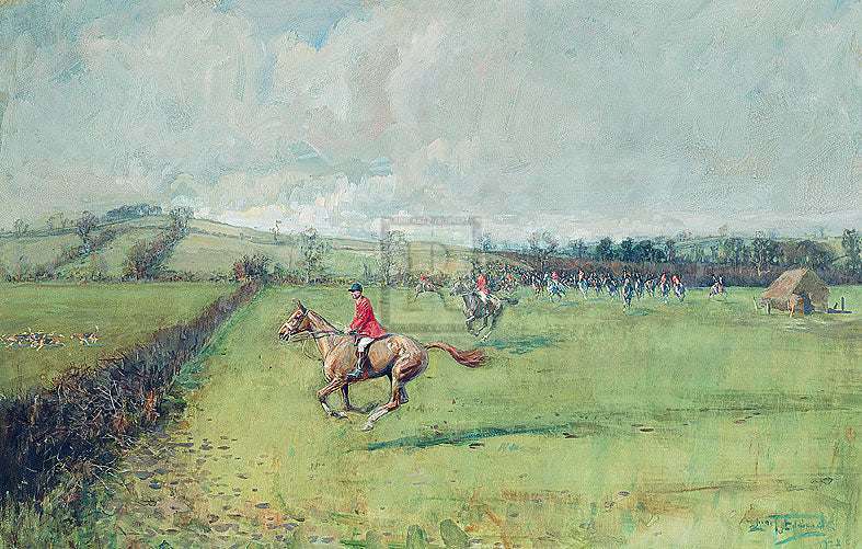 "The Fernie at Sheepthorns" horse racing artwork