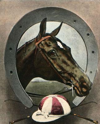 "Racing Shoe" horse racing artwork