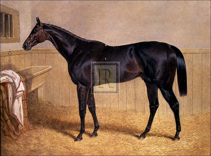 JOHN FREDERICK HERRING; Senior (British; 1795-1865) horse racing artwork