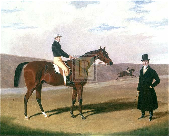 JOHN FREDERICK HERRING; Senior (British; 1795-1865) horse racing artwork
