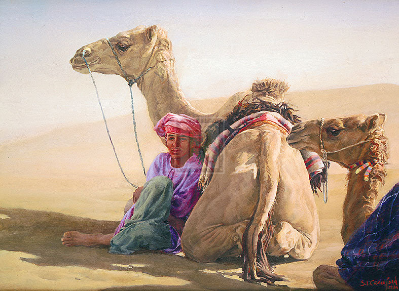 "Shade" horse racing artwork