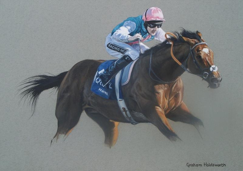 "Frankel" horse racing artwork