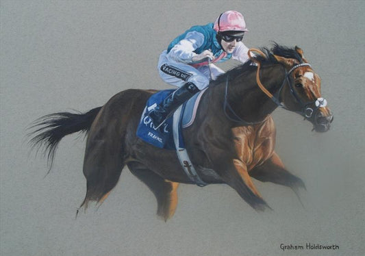 "Frankel" horse racing artwork