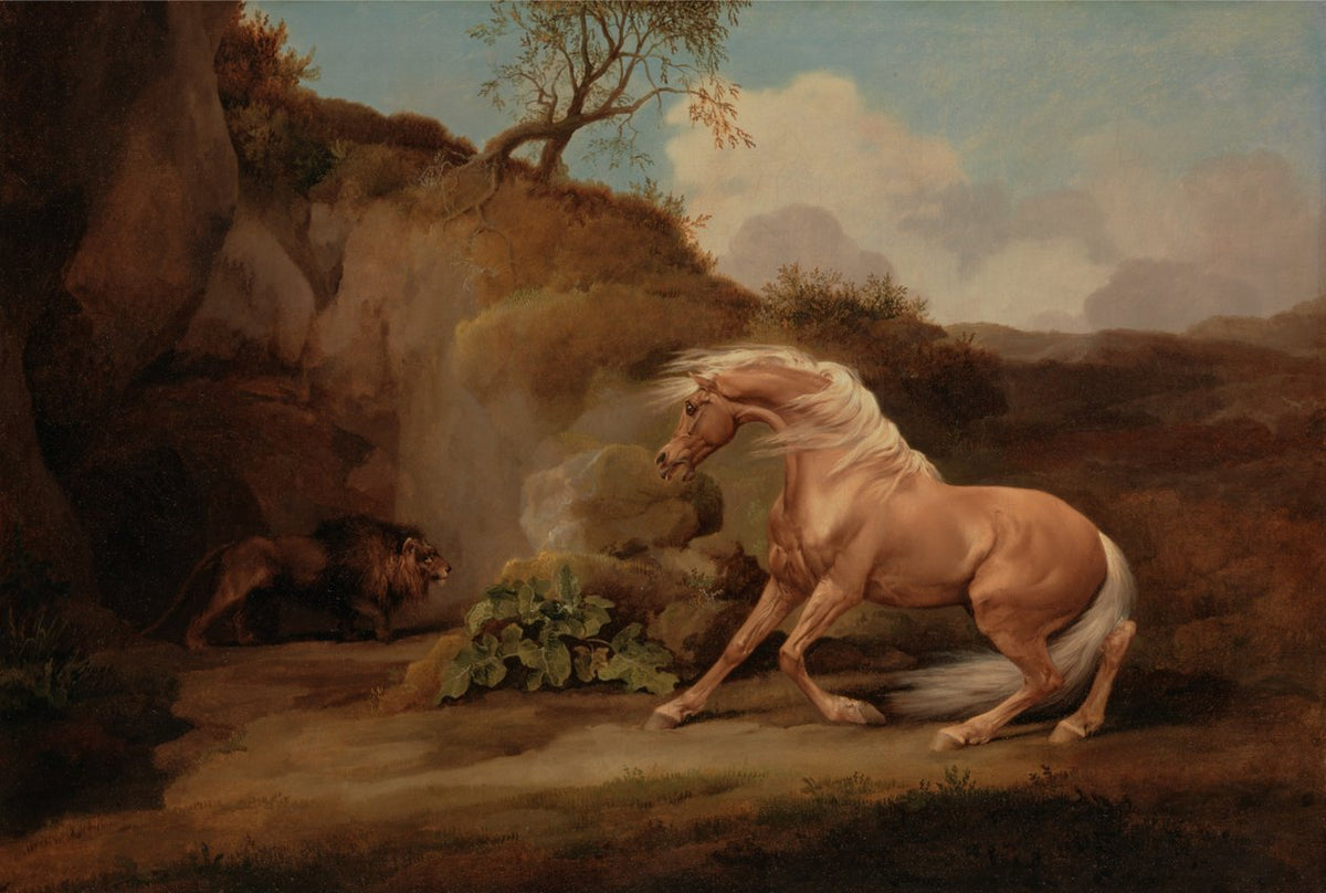 "A Horse Frightened by a Lion"
