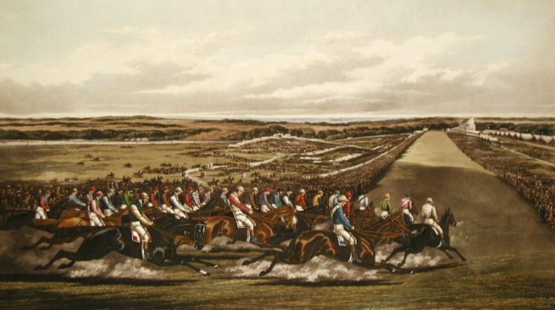 Tattenham Corner horse racing artwork