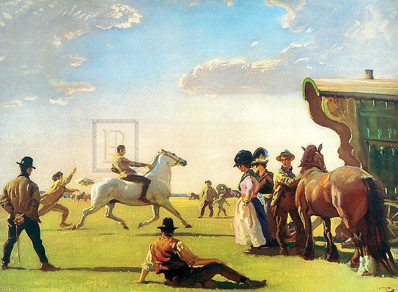 "Gypsy Life" horse racing artwork