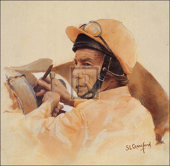 "Lester" horse racing artwork