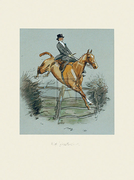 "High Leicestershire" horse racing artwork