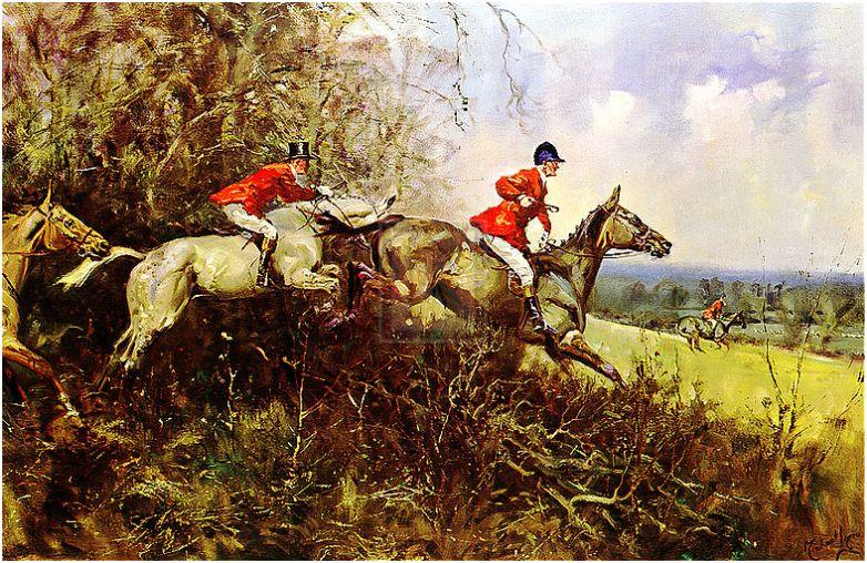 "Away" horse racing artwork
