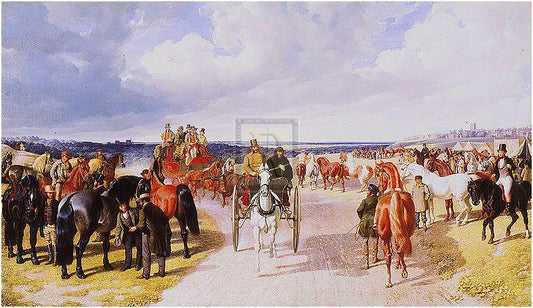 "Barnet Fair" horse racing artwork