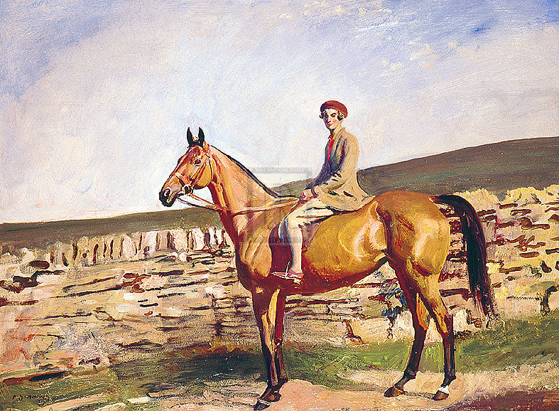 "Mrs. Bawden" horse racing artwork
