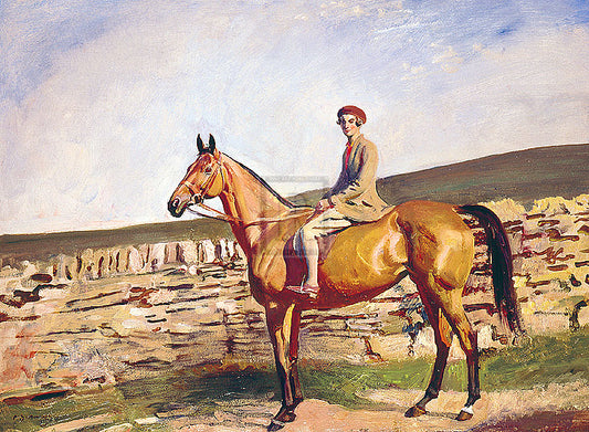 "Mrs. Bawden" horse racing artwork