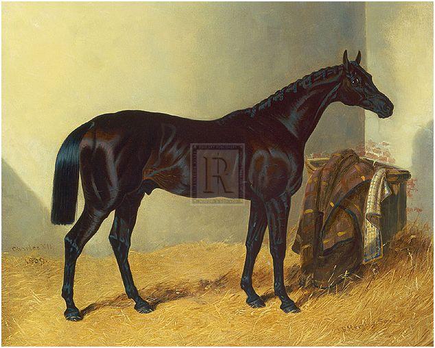 "Charles XII; 1839" horse racing artwork
