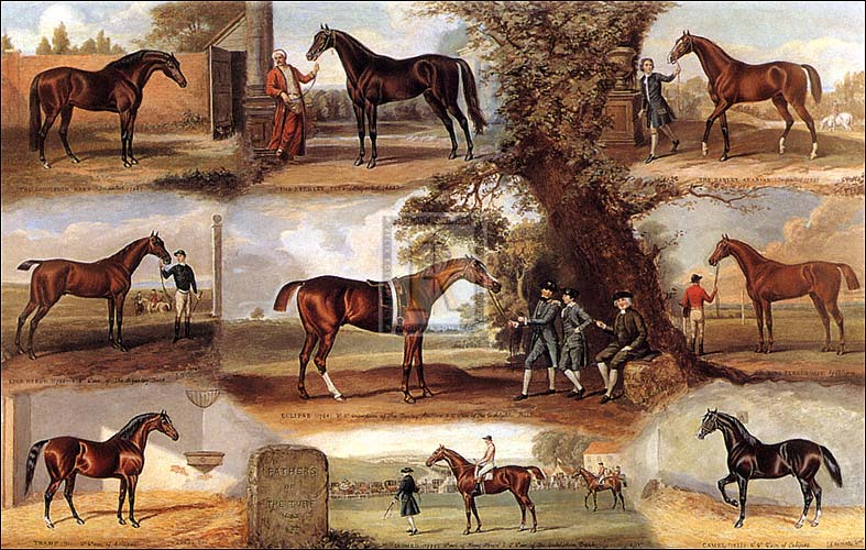 JOHN BEER (British; 1883 - 1915) horse racing artwork