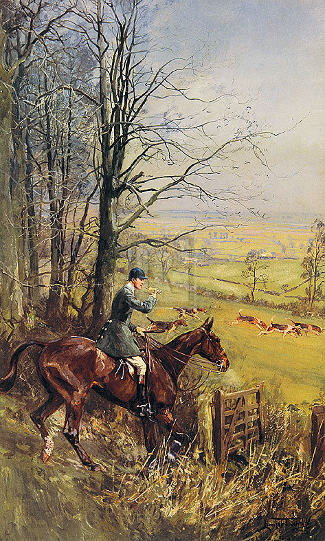 "His Grace the Duke of Beaufort" horse racing artwork