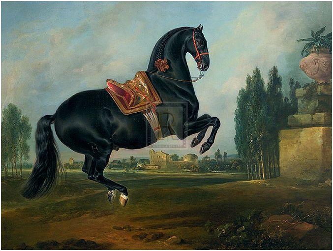 "Gitano" horse racing artwork