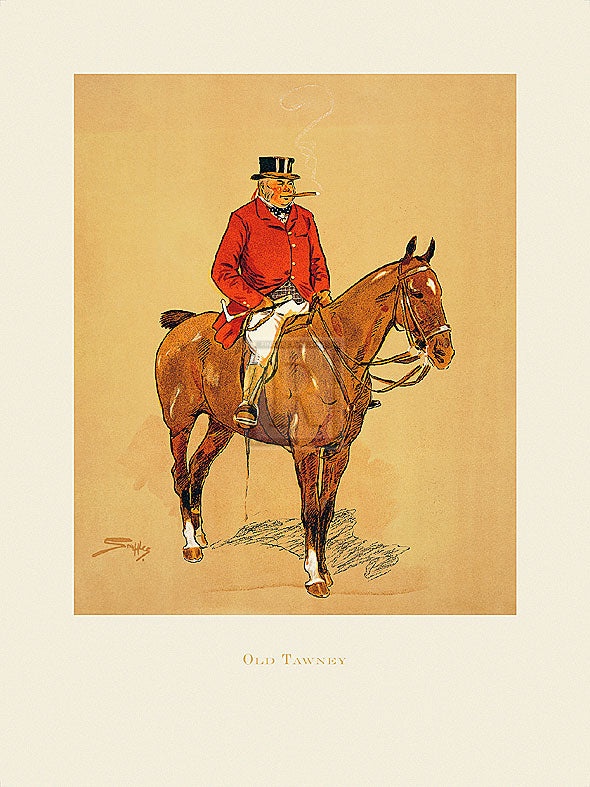 "Old Tawney" horse racing artwork