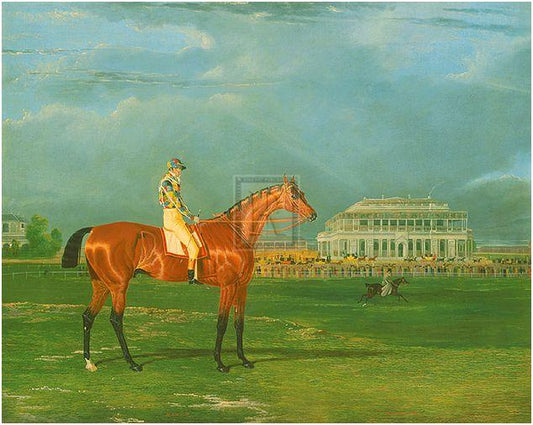 "'Memnon' with William Scott Up" horse racing artwork