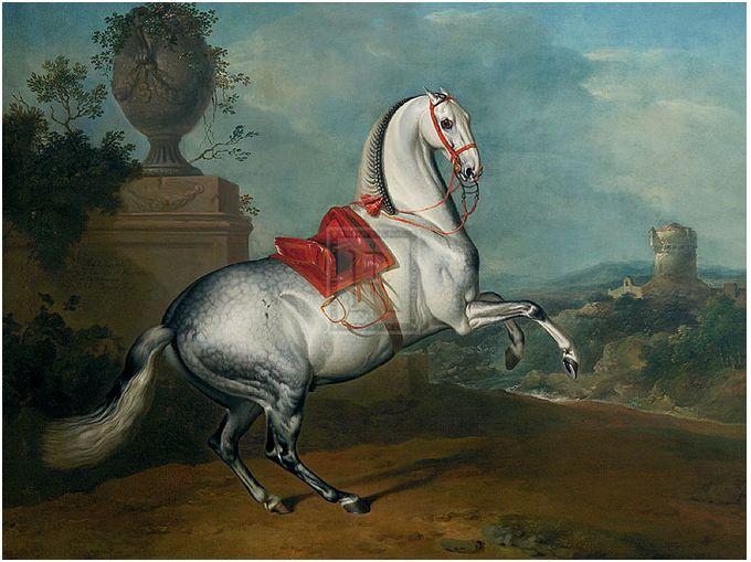 "Neput" horse racing artwork