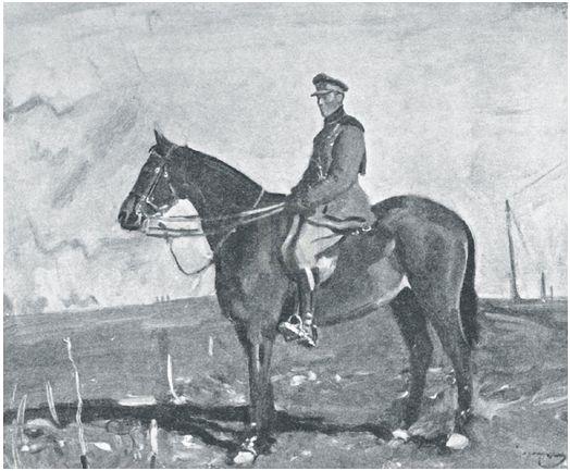"The Portrait of Warrior" horse racing artwork