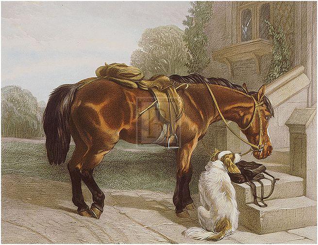 "Postman's Horse" horse racing artwork