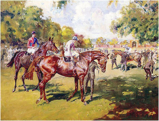 "Race Meeting; Ascot" horse racing artwork
