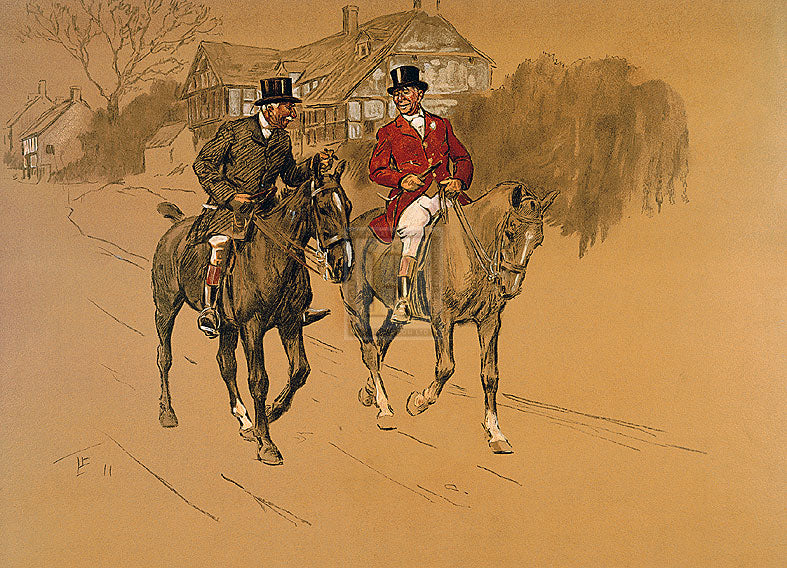 "Not A Drawing Room Story" horse racing artwork