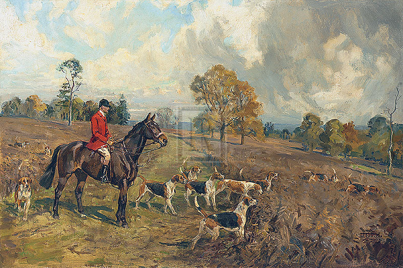 "Captain Frank Spicer; M.C." horse racing artwork