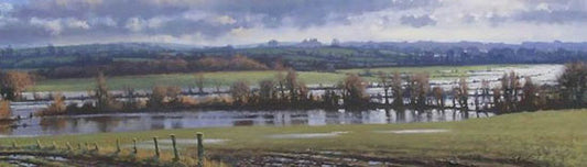 "The Rock of Cashel from Kilbreedy" horse racing artwork