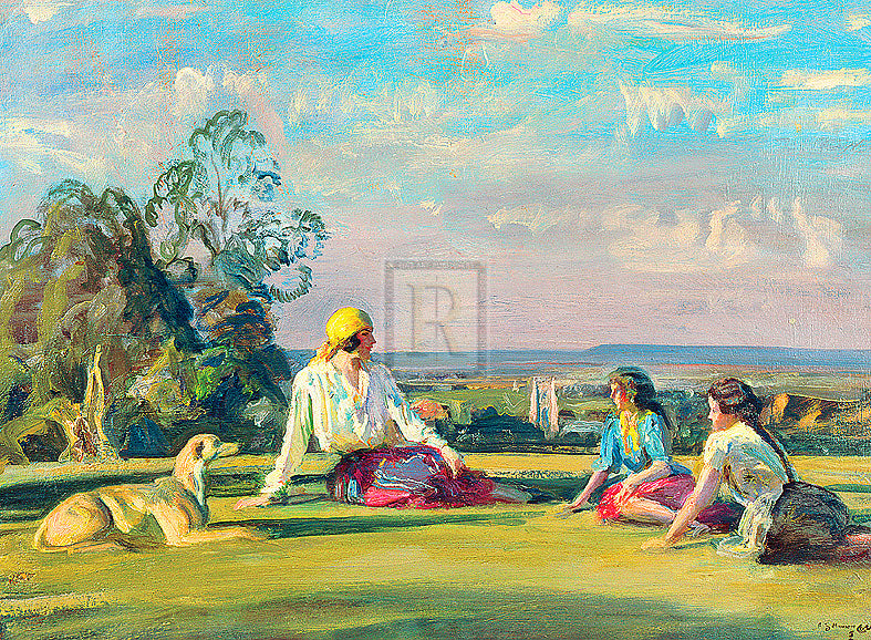 "Gypsy Tales" horse racing artwork