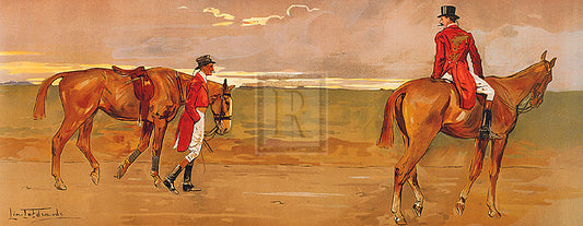 "Returning Home" horse racing artwork